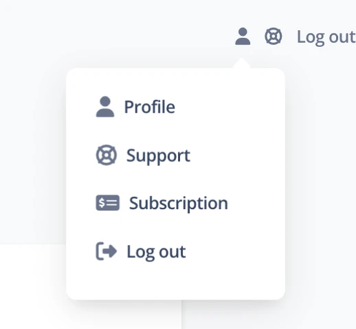 User icon