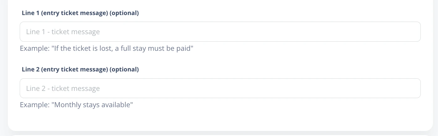Custom messages