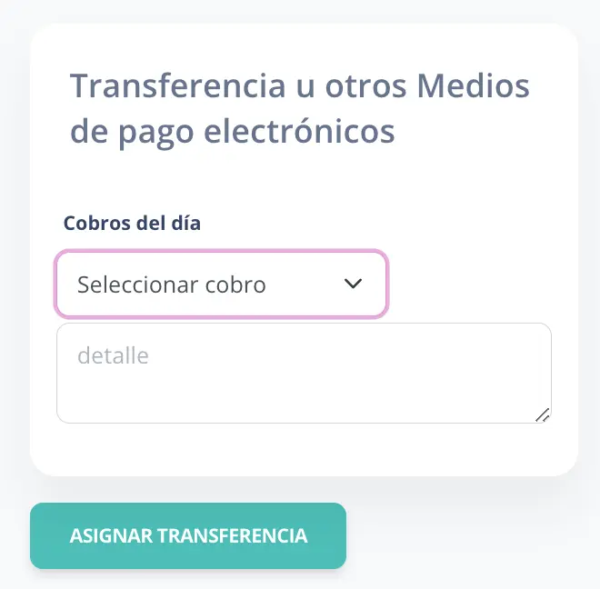 Cambio a transferencia