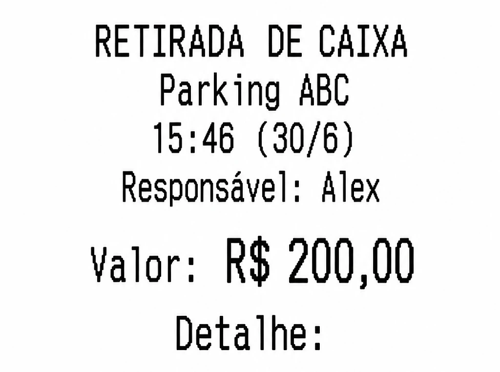 Ticket de retirada