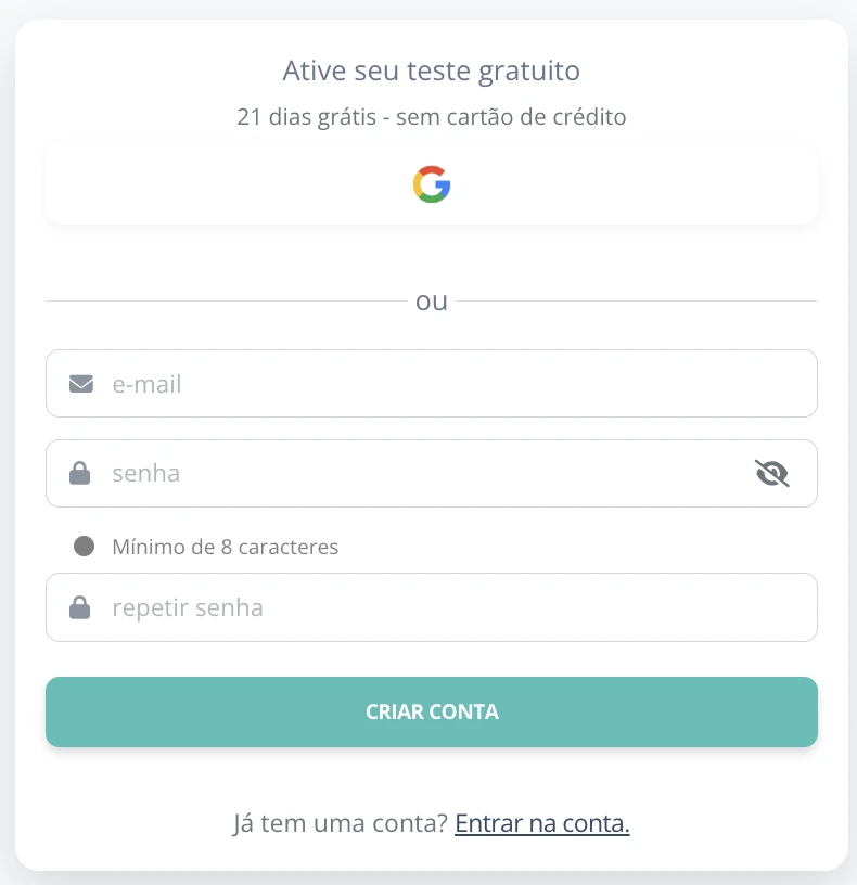 Configuração inicial