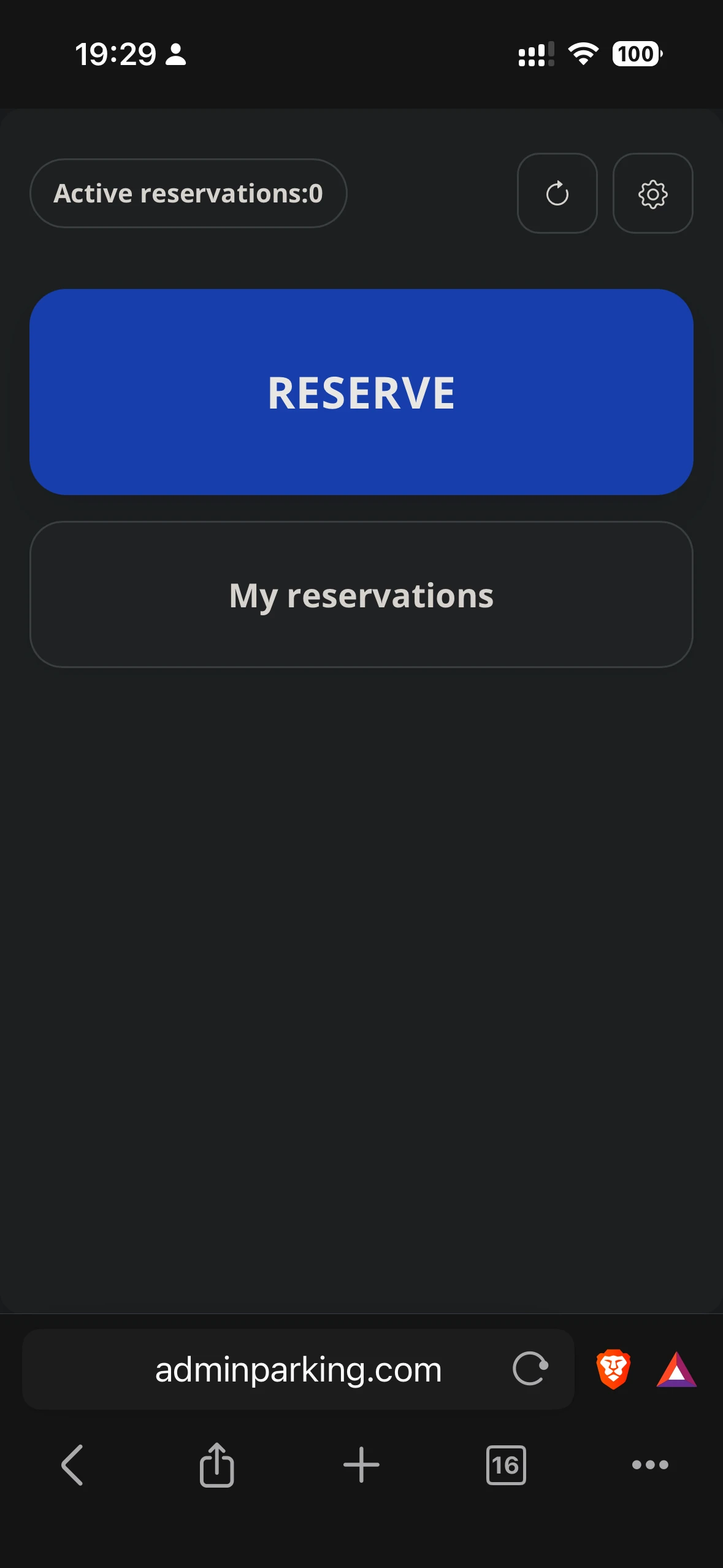 Enterprise app home