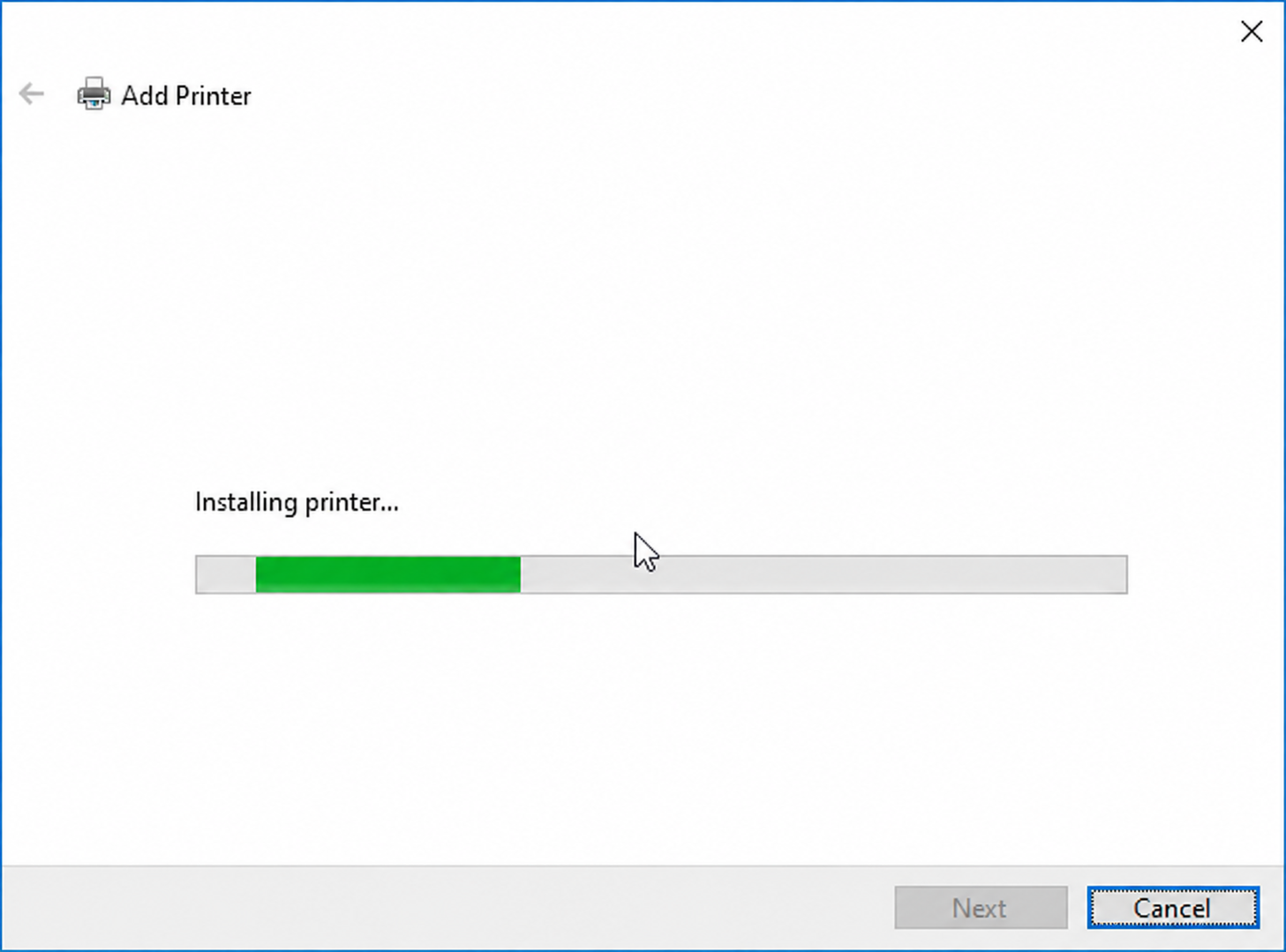 Installing printer