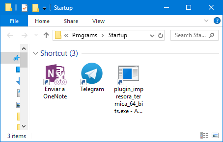 Executável adicionado ao Startup do Windows