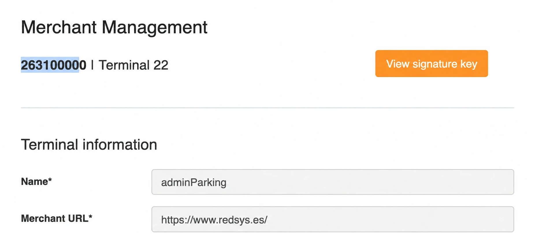 Redsys integration