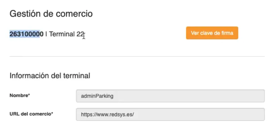 Integración Redsys